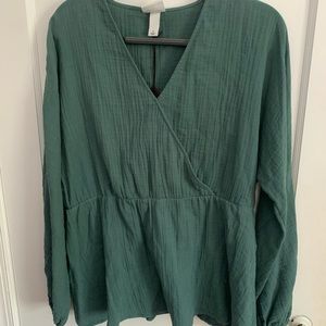 green Target Blouse top